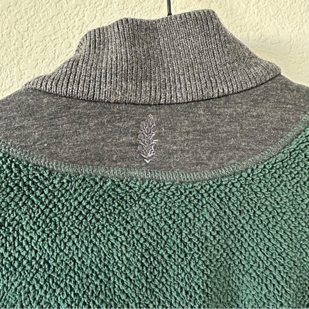 FREE PEOPLE MOVEMENT Mountain Dreamin' Reversible Pullover Green SZ L - Picture 9 of 11